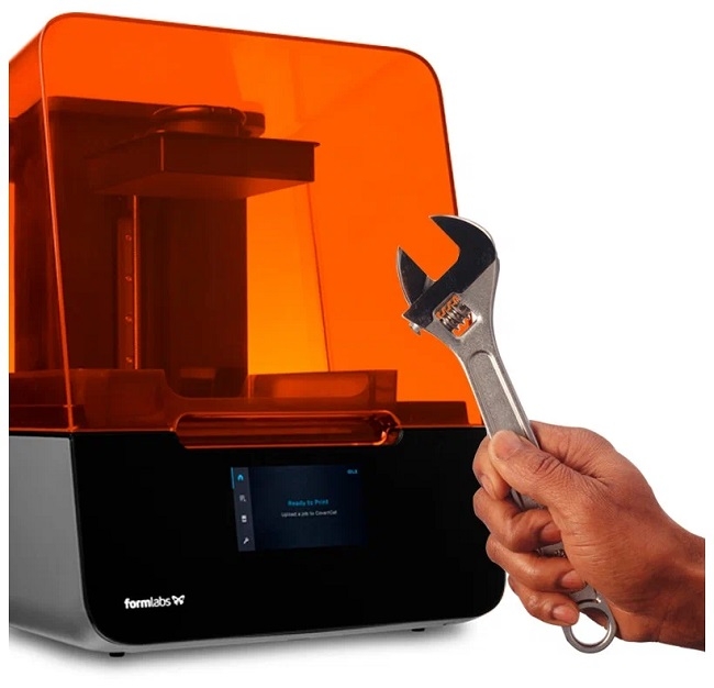 Сервисное обслуживание, ремонт 3D принтеров Formlabs, Phrozen