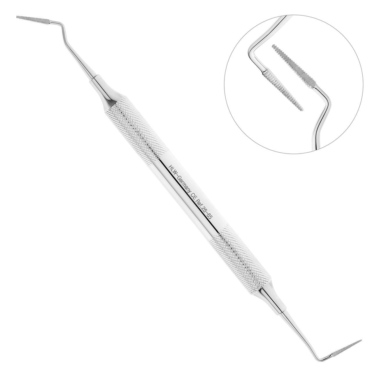 Скейлер парадонтологический Schluger, ручка диаметр 10 мм, 26-65*