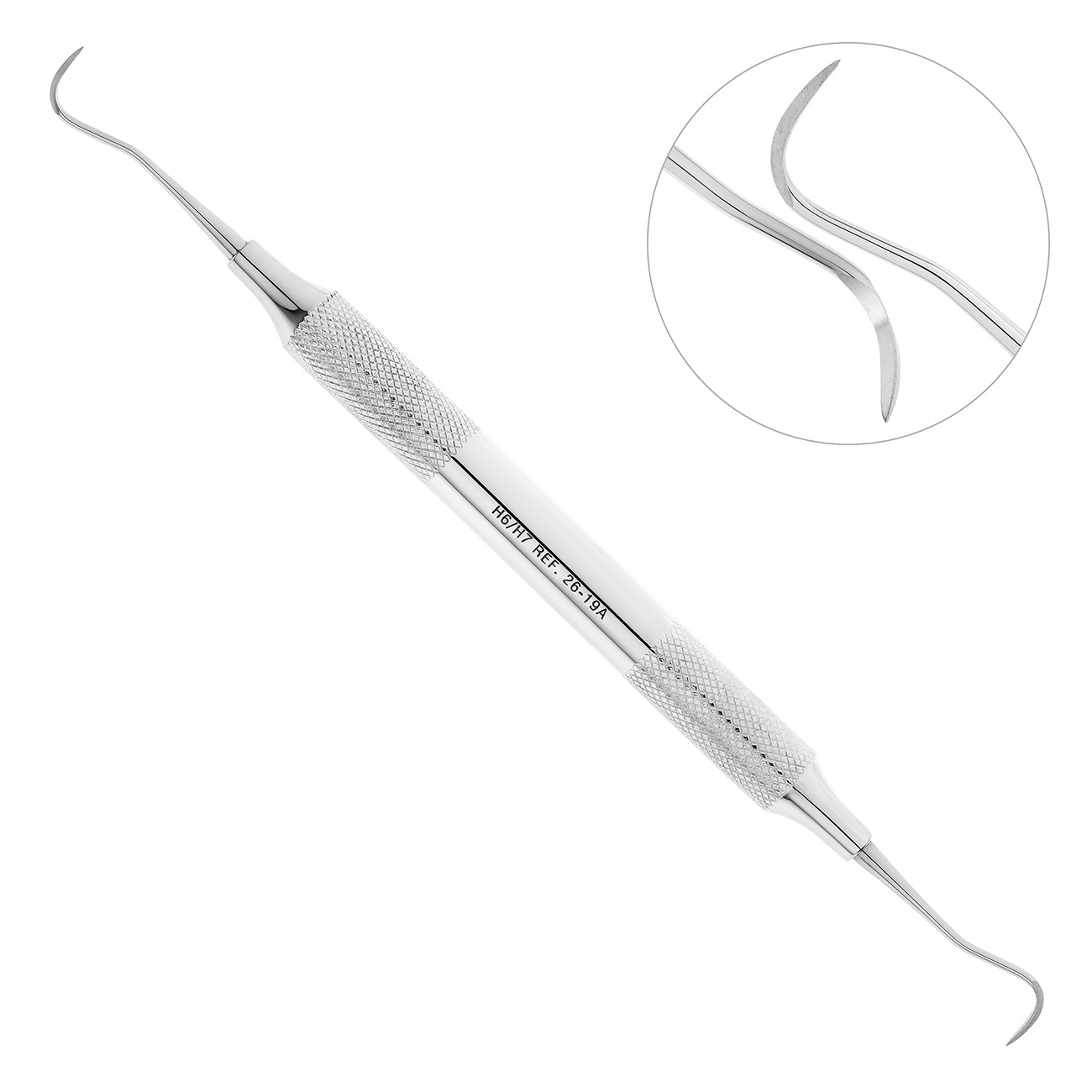 Скейлер парадонтологический, форма H6/H7, ручка CLASSIC, диаметр 10 мм, 26-19A*