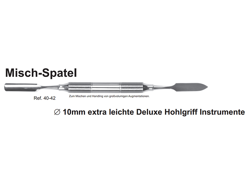 Шпатель для замешивания, ручка DELUXE, диаметр 10 мм, 40-42*