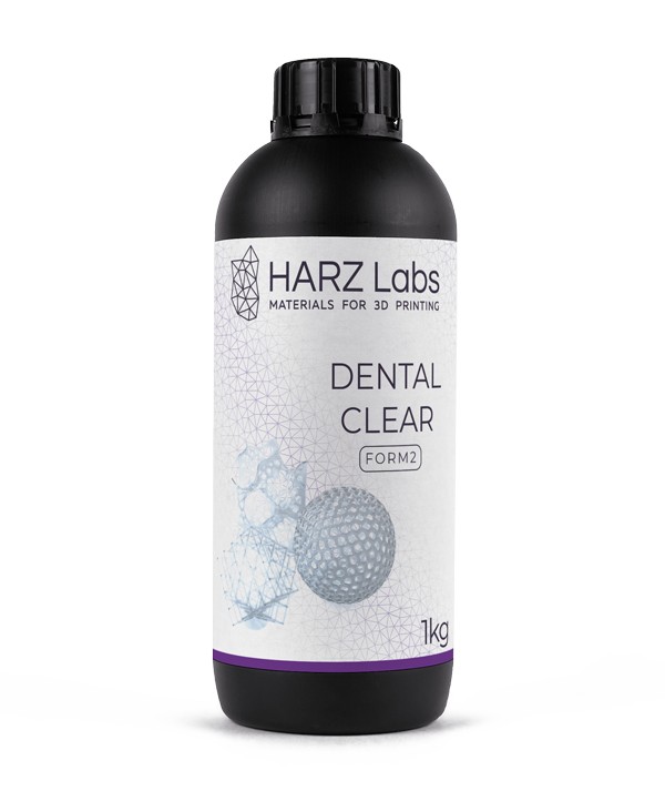 Фотополимер HARZ Labs Form2 Dental Clear (1 кг)